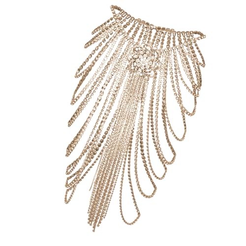 Cinturón de cristales para mujer joya corporal brillante de fiesta
