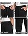 Kecols Chef Pants for Men Works wear with Side Mesh Vents Black