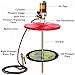 Erxewim Air Operated Grease Pump, High Pressure Pneumatic Grease Pump, 55 Gallon Drums, Efficient 0.85L/min Discharge, Ideal for Industrial Maintenance