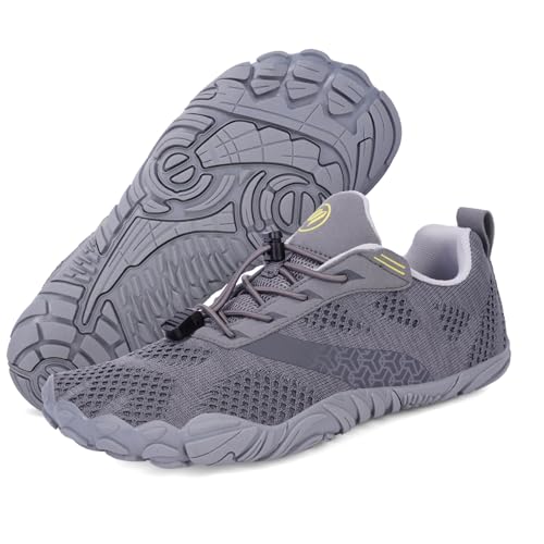 Image of Hike Barefoot Shoes, Pro Barefoot Shoes Women Men, Athletic Hiking Minimalist Water Shoe Breathable Quick Dry Zero Drop Trail Running Shoe with Non-Slip Sole & Wide Toe Box