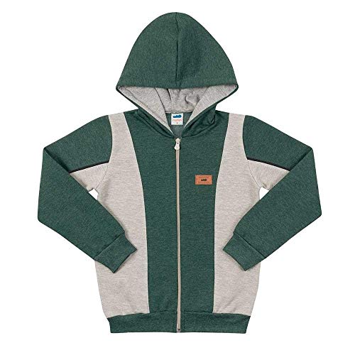 Jaqueta Moletom Peluciado Infantil Capuz Marlan-4