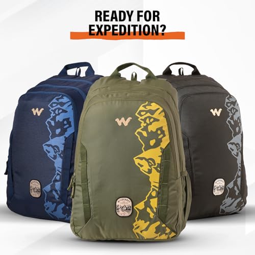 Buy Wildcraft Polyester Backpack for Men & Women – Expedition LPBP 45 Laptop Backpack | Unisex Durable Lightweight & Stylish – Perfect for Daily Use School Travel (Black) at Amazon.in - Image 7
