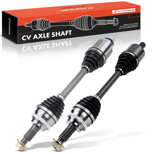 A-Premium Pair (2) Front CV Axle Shaft Assembly Compatible with Mazda CX-9 2007-2008 3.5L 3.7L, CX-7 2007-2011 2.3L, Driver and Passenger Side, Replace# 7T4Z3A428D, GP312560XB