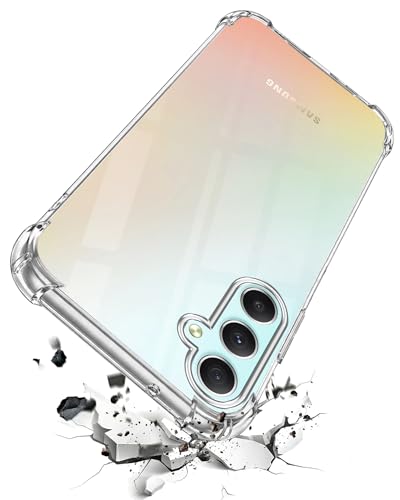 Image of Jkobi Shockproof Crystal-Clear Back Cover for Samsung Galaxy A34 5G (Anti Yellow Case | Drop & Camera Protection | Hard Polycarbonate)