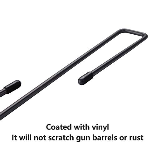 Adoreal 10 PCS Gun Rack, Pistol Rack for Gun Safe Shelf or Stack On Gun Cabinet, Gun Safe Accessory, Handgun Hanger Pistol Organizer for Display, Gifts for Hunters - Thumbnail 5