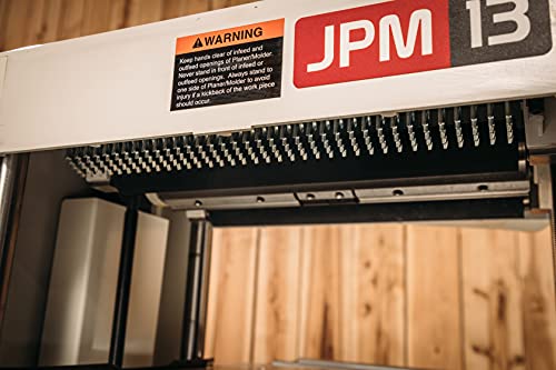 Jet Jpm-13Cs, 13-Inch Planer/Molder, 3 Hss Knives, 1-1/2Hp, 1Ph 115/230V (708524) #TOP3