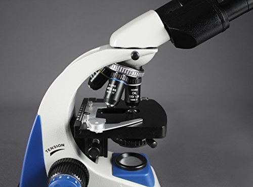 Vision Scientific Vmu0005-B Binocular, 10X Wf Eyepiece, 40X—1000X Magnification, Led Illumination, Coaxial Coarse & Fine Focus, Double Layer Mechanical Stage, 1.25 Na Abbe Condenser #TOP3