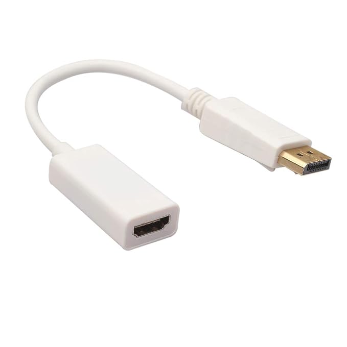 Microware DisplayPort cable DisplayPort Display Port DP Male to HDMI Female Adapter Converter Cable 20cm