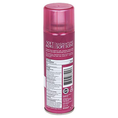 Soft & Dri Aerosol Antiperspirant Deodorant, Soft Scent 6 oz (Pack of 3)