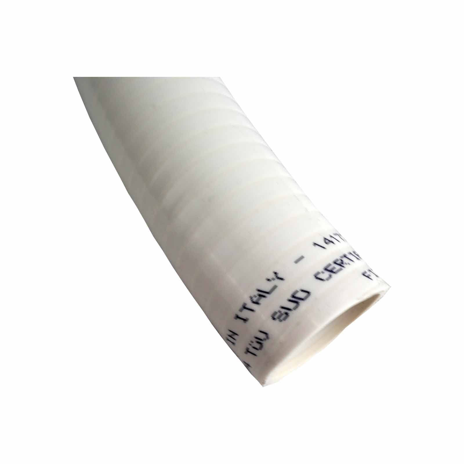 Well2wellness® PVC Flexschlauch Klebeschlauch WHITE 50mm