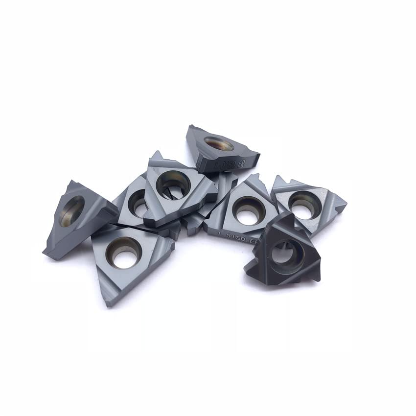 Tool Part for 16IR 1.0ISO 1.5ISO 2.0ISO BMA Thread Turning Tool Tungsten Inserts Threading Lathe Cutter Tool - (Insert Width(mm): 10PCS / Angle: 16IR 0.75 ISO BMA)