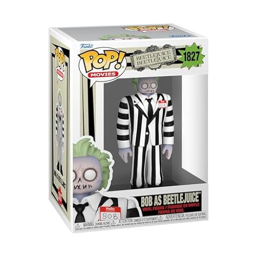 Funko Pop! Movies: Beetlejuice 2 – Bob As Beetlejuice - Figura de Vinilo Coleccionable - Idea de Regalo - Mercancia Oficial - Juguetes para Niños y Adultos - Movies Fans - Muñeco para Coleccionistas | Ya disponible en tu tienda friki favorita! En mundofriki.es!