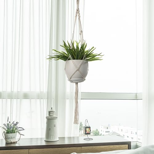 Yao Suo 3 Pack Macrame Plant Hangers Indoor Plant Lovers & Pet Owners thumb #5