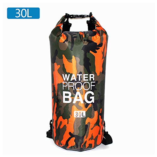 IVYSHION Sac Étanche Imperméable Léger 2L 5L 10L 15L 20L 30L Gardez l'équipement Propre et Sec, Sac à Dos pour Natation, Boating, Sac de Sport, Camping, Flottant, Rafting, Pêche