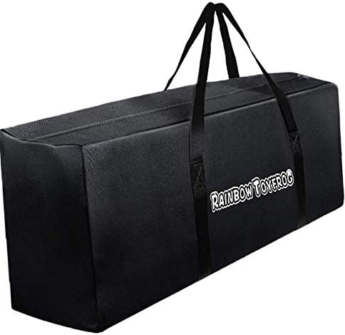 Bolsa de lona gigante de 4 en una fila para conectar juegos, fácil almacenamiento y transporte para un tamaño real Jumbo 4 para anotar, conectar