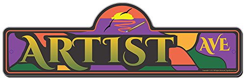 SignMission Personalized Artist Street Sign Decor #TOP21