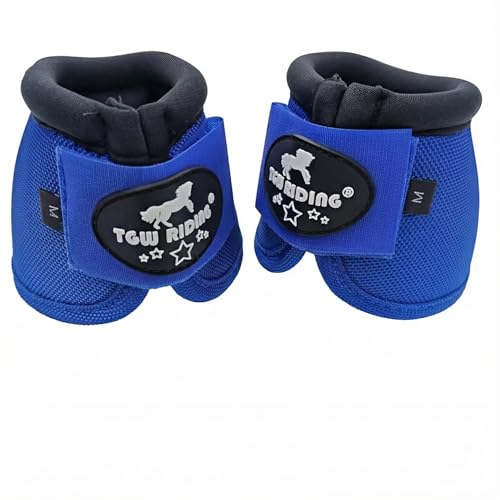 Image of 2520D Horse Bell Boots No-Turn Horse Bell Boots, Equine Ballistic Hoof Overreach Bell Boot, Pair