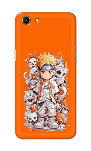 Image of PRINTFIDAA Printed Hard Back Cover Case for Oppo A1 | Oppo A83 | Oppo CPH1729 Back Cover (Famous Anime Cartoon Character) -112