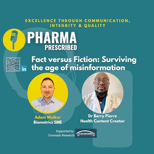 『Pharma Prescribed with Dr Berry Pierre; Fact versus fiction: Surviving the age of misinformation』のカバーアート