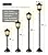 PASAMIC 63" Solar Lamp Post Light 2Pack, Outdoor Post Lights Waterproof, Pole Lights Outdoor, Decorative Floor Lamp for Patio, Warm White, Replaceable Bulb