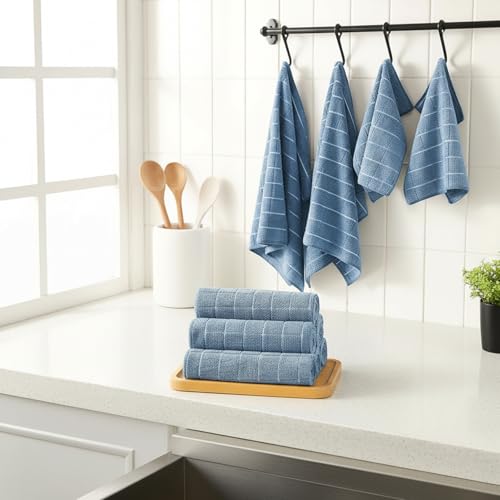 Torchons cuisine absorbants en microfibre pour vaisselle