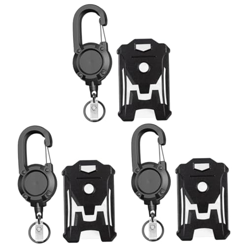 Porte-badge d'identification rétractable pour ne plus jamais perdre votre carte de bureau