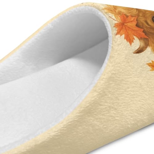 Slippers for Women Men Comfy Soft Bedroom Slippers Winter Warm House Shoes Closed Toe Footwear for Home Indoor4