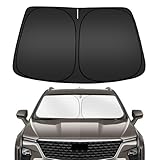 ARISMOTOR Windshield Sun Shade for Cadillac XT4 2019-2025, Custom Fit Foldable Front Window Sunshade Sun Visor Protector, Block UV Rays Keep Your Car Cooler