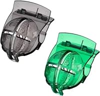 Enyolidimk Golfball-Ausrichtungswerkzeug, 2 Stück, Schwarz und Grün, Golfball-Linie, Clip, Liner, Markierstift, Vorlage, Ausrichtungsmarkierungen, Werkzeug für Golf-Putting, Unterwegs-Zubehör