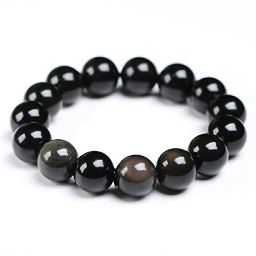 Obsidien arc-en-ciel clair véritable YXWYXWA perles rondes haut de gamme 10 mm