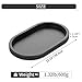 Hanobe Decorative Trays for Coffee Table : Black Oval Centerpiece Tray Wood for Farmhouse Entry Table Decor Round Bathroom Tray for Living Room Kitchen Counter