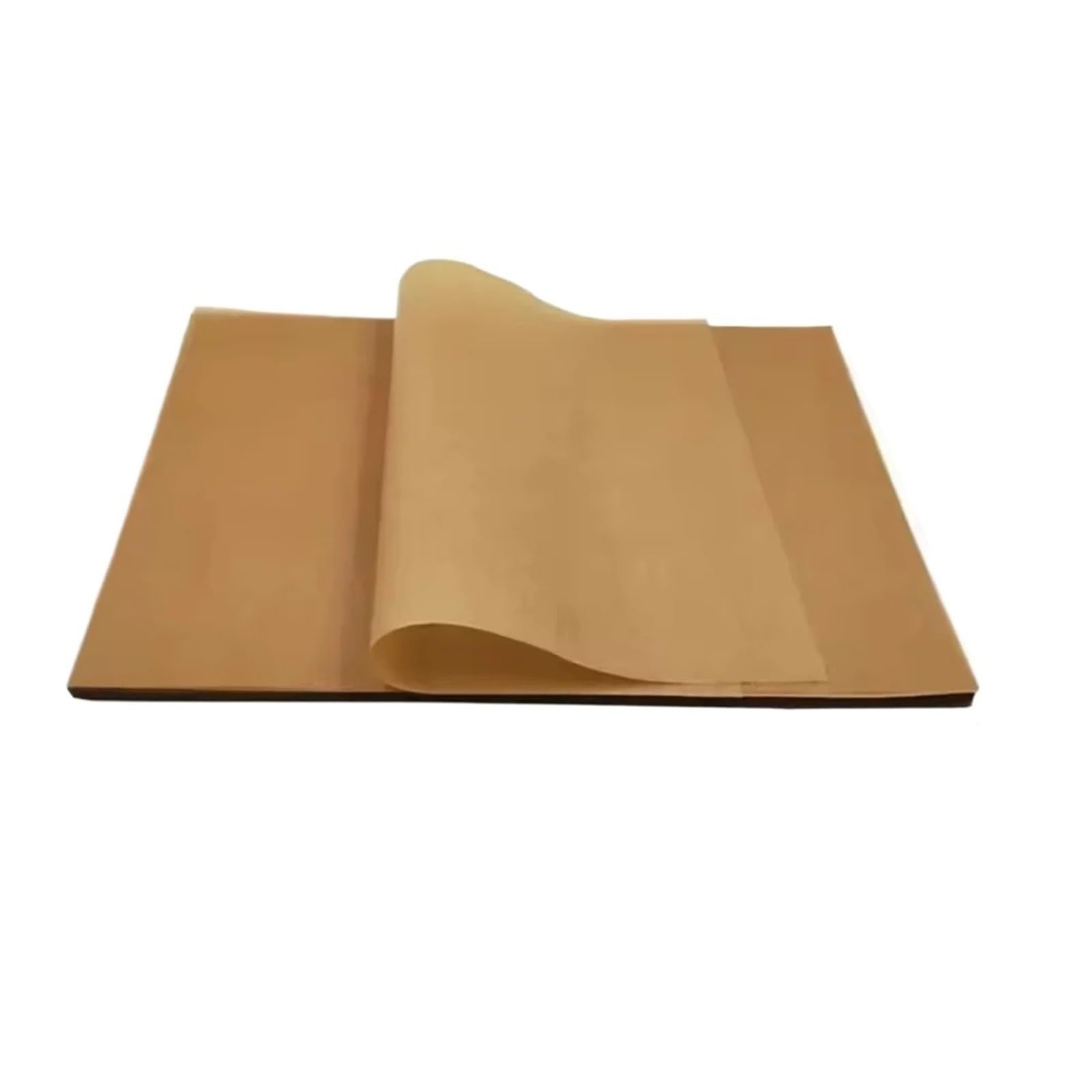 100 Uds. Bandejas de papel for hornear antiadherentes precortadas no se rizan y queman cera(40x30cm 100pc)