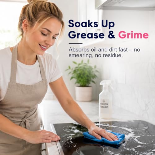 Image of GLIMGLINT Microfiber Cleaning Cloth 150 Pack, Reusable Paper Towels 11 x 9 | Lint Free & Absorbent Cleaning Rags for Car, Home, Kitchen, Glass & Screen, Washable Shop Towel with Box, Pink /Blue /Grey
