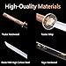 CANGDT 1060 Clay Tempered High Carbon Steel Katana - Full Tang Hand Forged Japanese Samurai Sword Genuine, High Hardness Sharpness