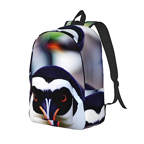 Sac à dos ordinateur voyage avec tête de pingouin ergonomique - 2