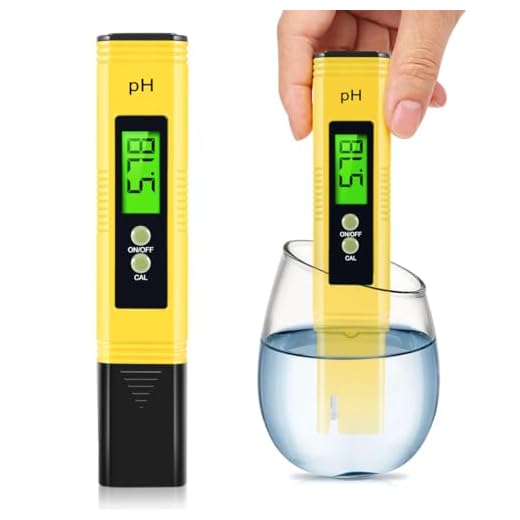 Digital PH Meter, PH Meter 0.01 PH High Accuracy Water Quality Tester with 0-14 PH Measurement Range for Household Drinking, Pool and Aquarium Water PH Tester Design with ATC