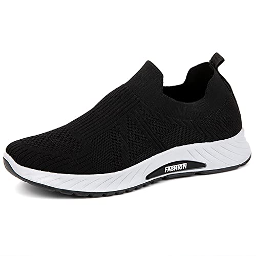 Chaussures de course homme slip on et baskets de running légères pour le sport casual