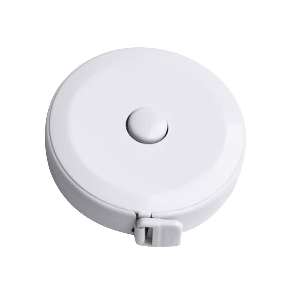 Tape Measure, 1 Pack Measuring Tape for Body Measurements Weight Loss, Retractable Sewing Fabric Cloth Tailor Waist Soft Small Tape Measure Body Measuring Tape, 200cm/79inch (White)