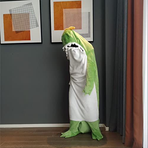 Wearable Dinosaur Blanket Hoodie Animal Sleeping Bags for Kids Adult Soft Cozy Dinosaur Gifts(M fit for Height 4'3"-5'3",Cosplay Dinosaur) - Image 4