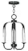 Livex Lighting 51933-92 Traditional Three Light Mini Chandelier/Ceiling Mount from Addison Collection Dark Finish, English Bronze