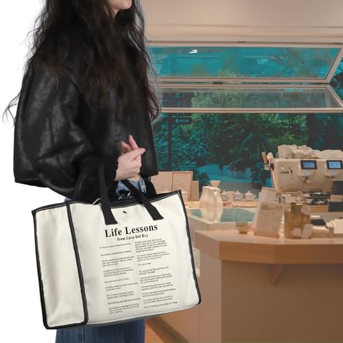 Bolsa Tote Estética Musical Lyric Porta Cantante miniatura 2