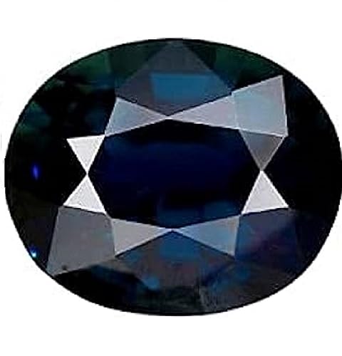 Saphir bleu précieux 10,72 carats le cadeau mémorable pour anniversaire