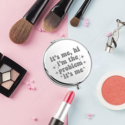 Jniap Singer Inspired Gifts Pocket Mirror Compact Makeup Mirror For Singer Fans Portable Travel Makeup Mirror Music Lover Gifts (It S Me M) #TOP2