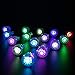 Midafon 60 Pack Glow Rings - LED Light Up Diamond Glow in Dark Rings - Party Pack Birthday Favors
