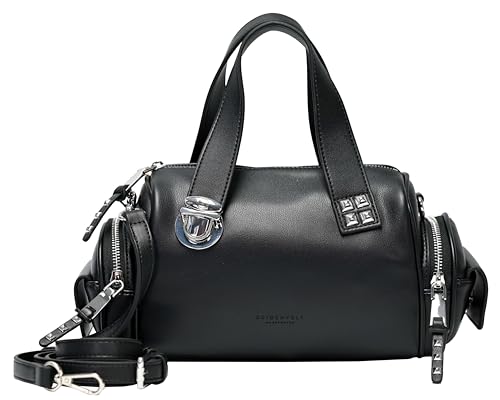 Sac à main Seidenfelt Jokela Bowling Bag noir idéal comme sac à épaule tendance