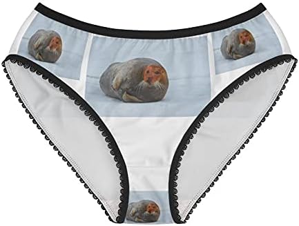 Bearded Seal Panties, Bearded Seal Underwear, Briefs, Cotton Briefs, Funny Underwear, Panties For Women