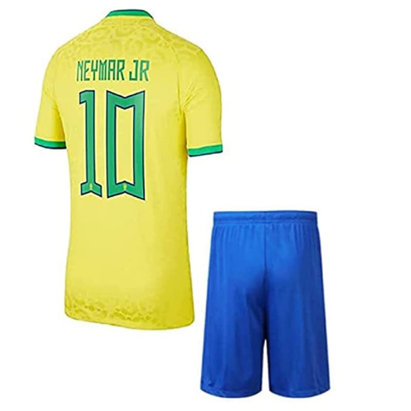 Image of Messi 10 Football Jersey 2022 /23 with Black Shorts (Boys & Kids)