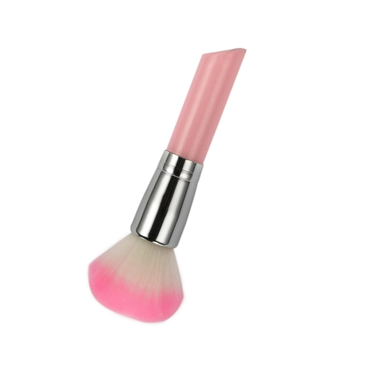 FRCOLOR Ergonomic Handle Makeup Brush Nylon Fiber Blush Brush for Daily Professional Use