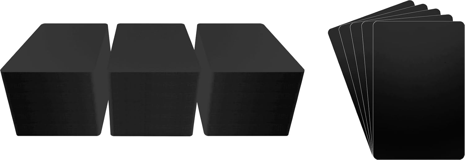 (100) Blank Heavy Duty Black DVD Divider Cards - Organize Your DVD Collection! (Dividers/Section Seperators/Bin Cards/Separators) - #DVNS85BK