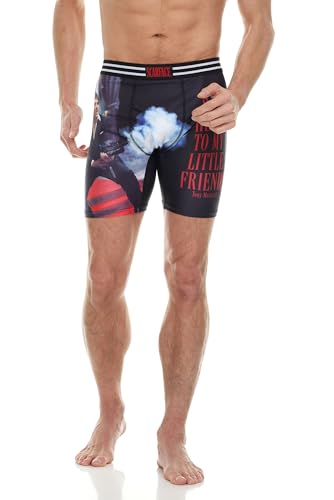 Scarface Mens Boxer Briefs - Breathable Stretch No Fly Mens Underwear Boxers with Contoured Pouch (Sizes: S-XL)2